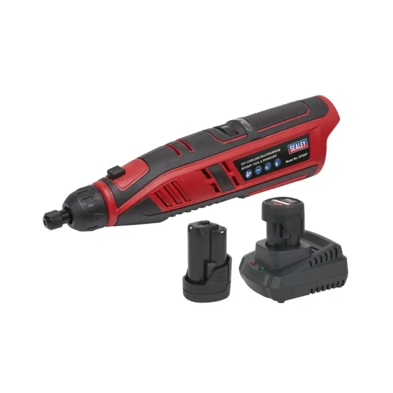 Sealey Cordless Rotary Tool & Engraver Kit 49pc 12V SV12 Series - 2 Batteries