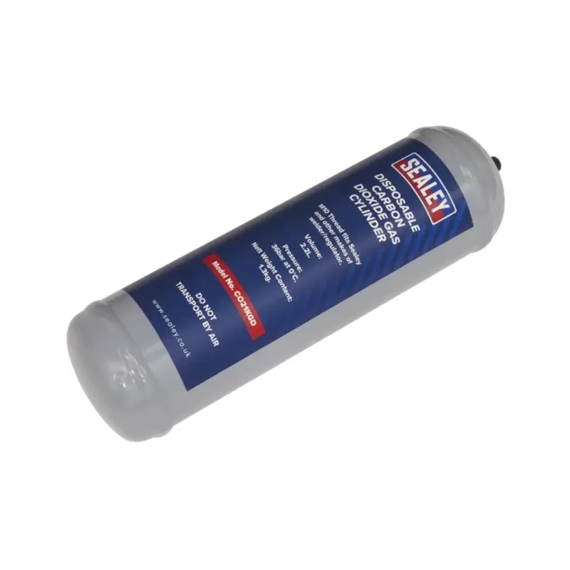 Sealey 1.3kg Disposable Carbon Dioxide Gas Cylinder