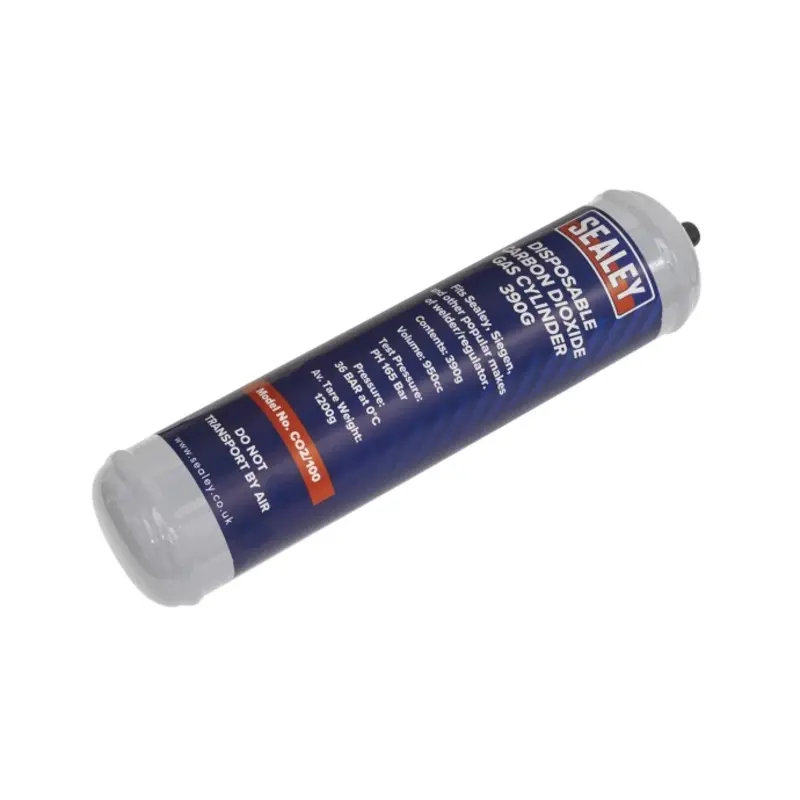Sealey Gas Cylinder Disposable Carbon Dioxide 390g