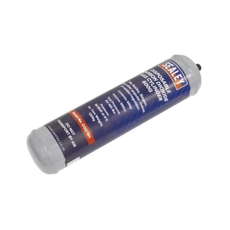 Sealey Gas Cylinder Disposable Carbon Dioxide 600g