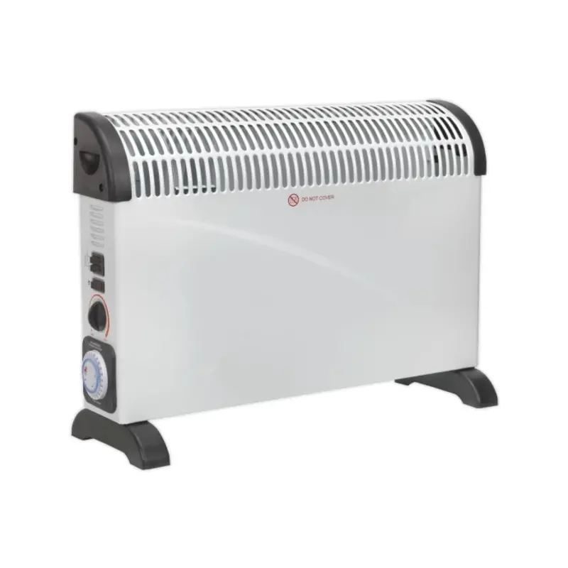 Sealey Convector Heater 2000W/230V with Turbo, Timer & Thermostat