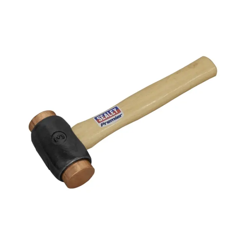 Sealey Copper Faced Hammer 4.3lb Hickory Shaft