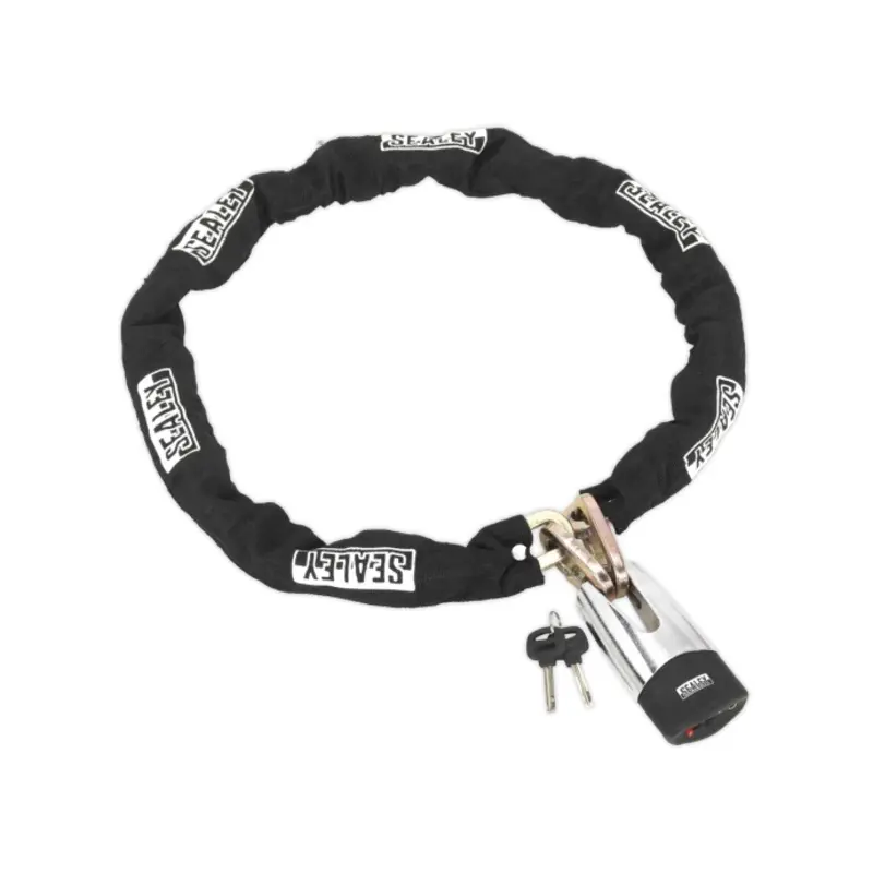Sealey Motorcycle Chain & Disc Lock 10.5 x 10.5 x 1500mm 4* ART Approved