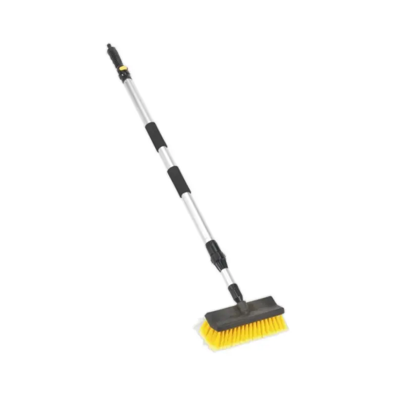 Sealey Large Angled Flo-Thru Brush with 1.7m Telescopic Handle