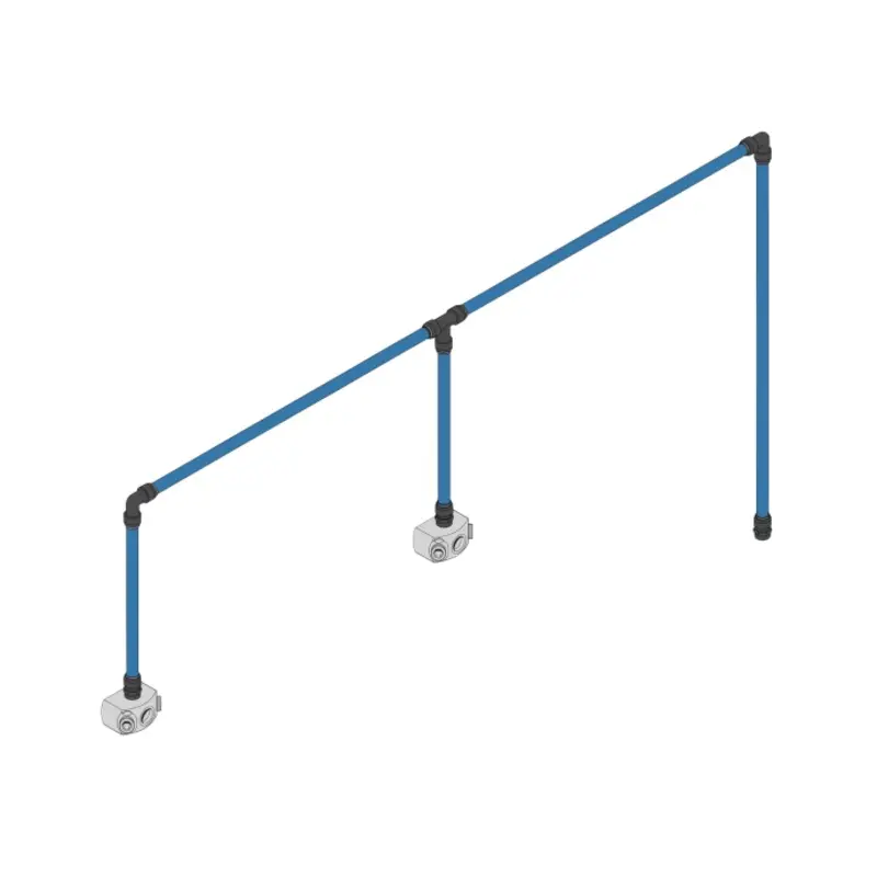 Sealey Speedfit 12m 2-Drop Air Supply System Kit