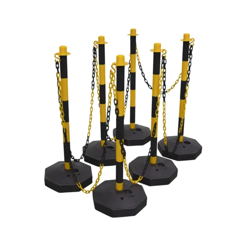 Sealey Black/Yellow Post & Chain Kit 25m