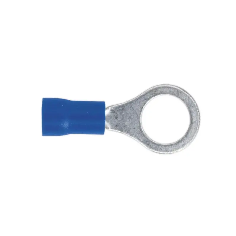 Sealey Easy-Entry Ring Terminal 8.4mm (5/16") Blue Pack of 100