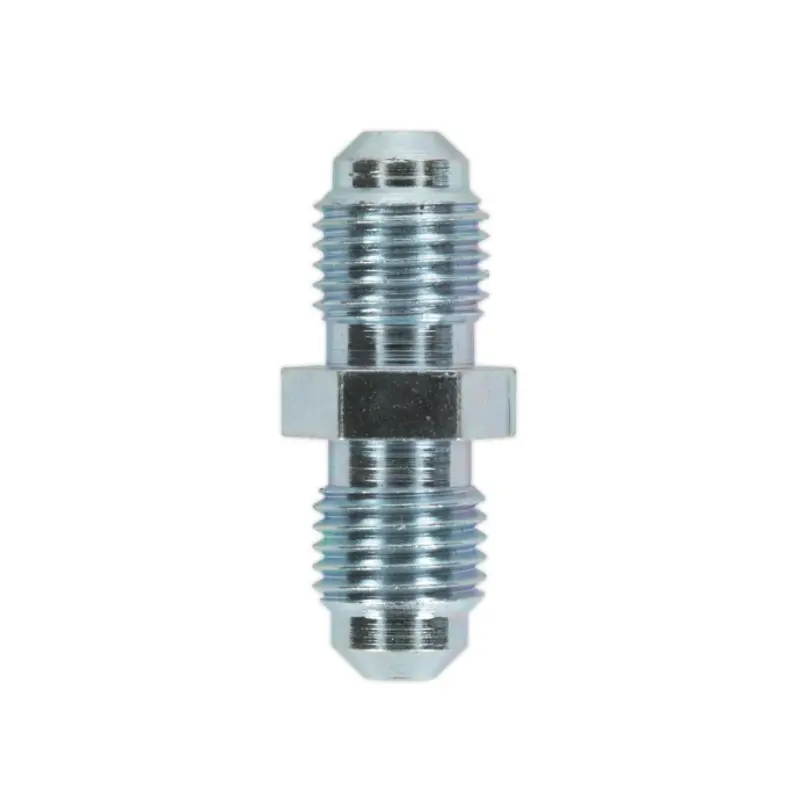 Sealey Brake Tube Connector 3/8"UNF x 24tpi Male to Male Pack of 10