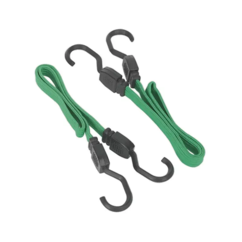 Sealey Flat Bungee Cord Set 2pc 610mm