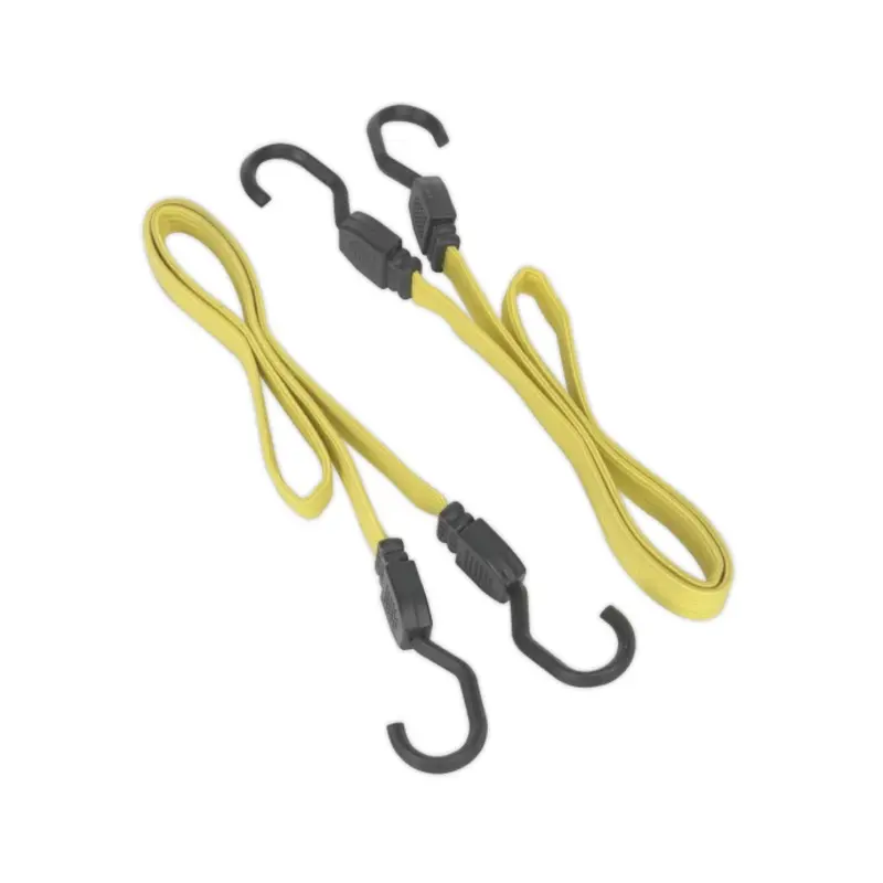 Sealey Flat Bungee Cord Set 2pc 910mm