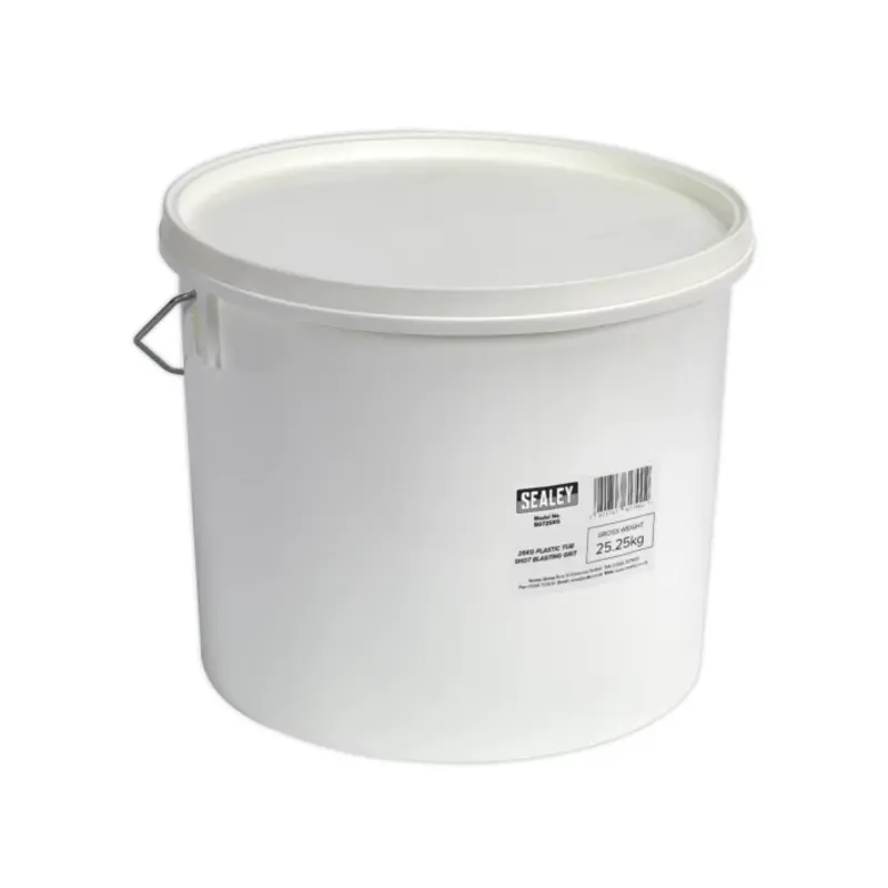 Sealey Shot Blasting Grit 25kg Plastic Tub