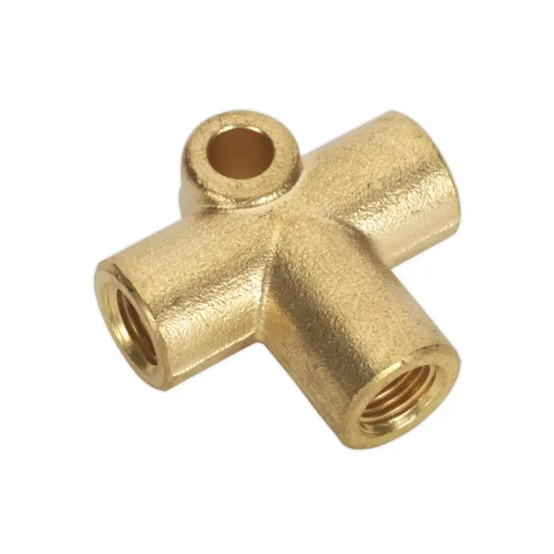 Sealey Brake Tube Connector 3/8"UNF x 24tpi 3-Way