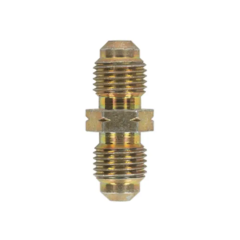 Sealey Brake Tube Connector M10 x 1mm Male to Male Pack of 10