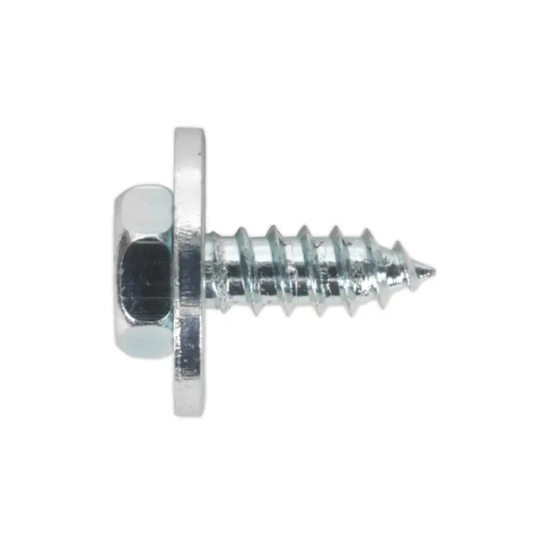 Sealey Acme Screw with Captive Washer #10 x 1/2" Zinc Pack of 100