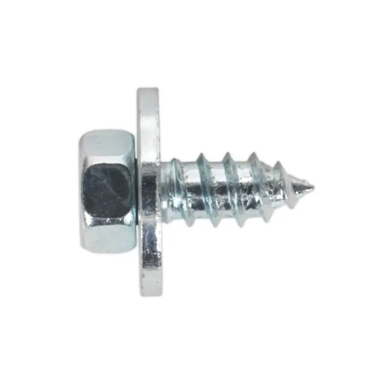 Sealey Acme Screw with Captive Washer #12 x 1/2" Zinc Pack of 50