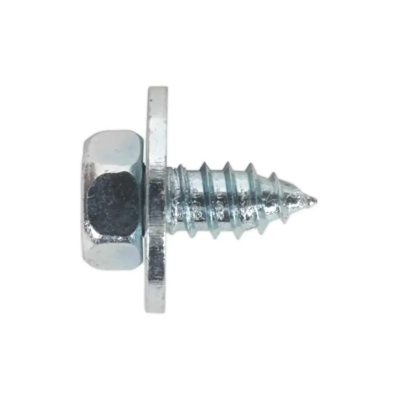 Sealey Acme Screw with Captive Washer #14 x 1/2" Zinc Pack of 100