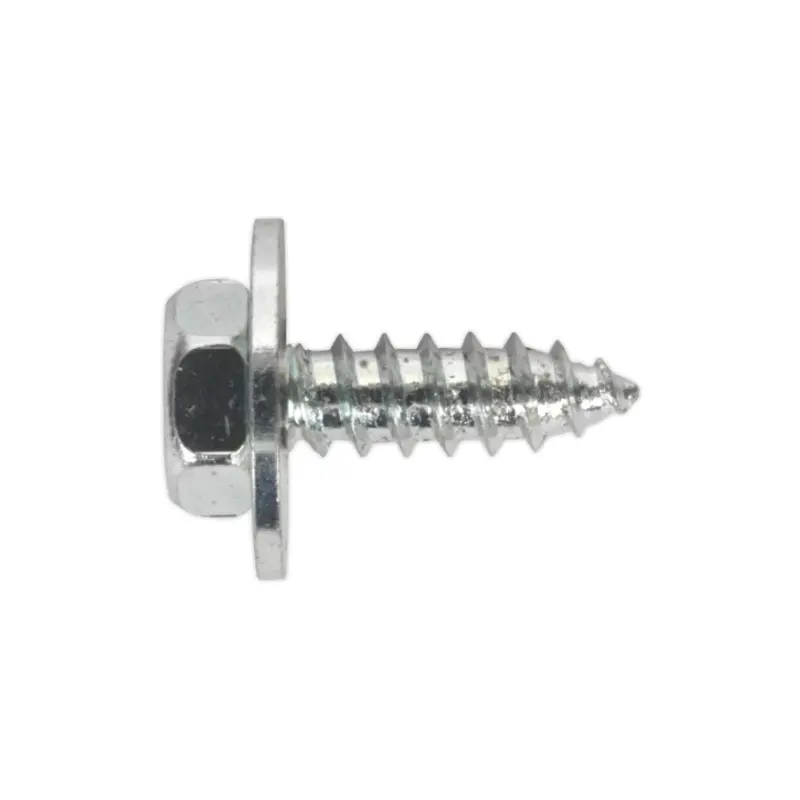 Sealey Acme Screw with Captive Washer #8 x 1/2" Zinc Pack of 50