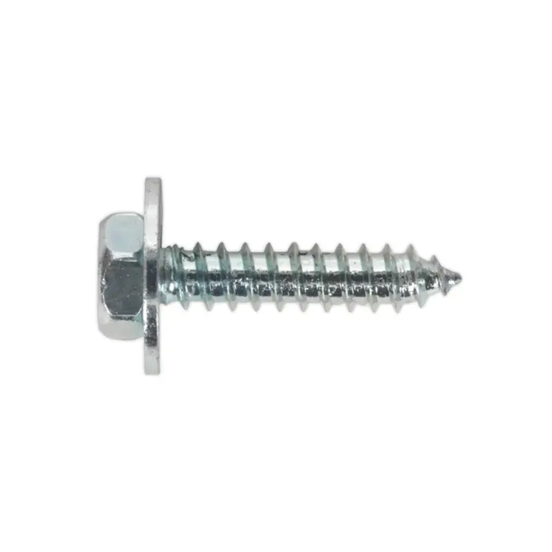 Sealey Acme Screw with Captive Washer #8 x 3/4" Zinc Pack of 100