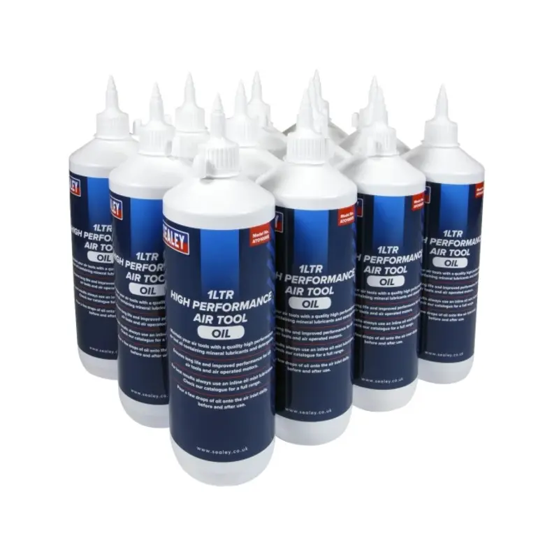 Sealey Air Tool Oil 1L Pack of 12