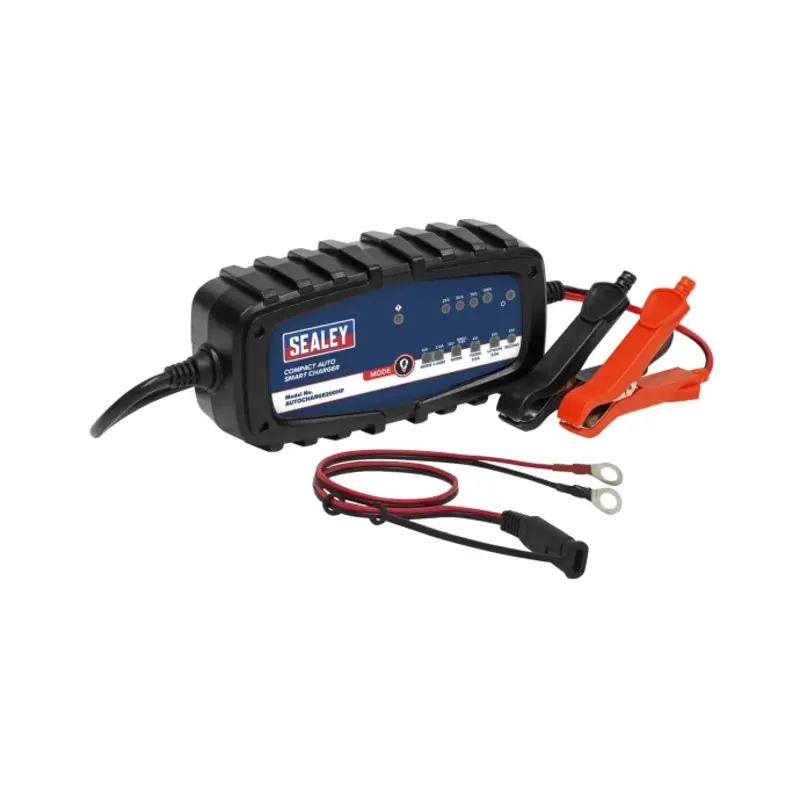 Sealey Compact Auto Smart Charger & Maintainer 2A 6/12V