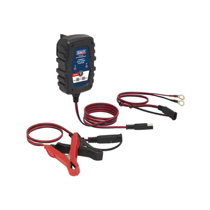 Sealey Compact Smart Trickle Charger & Maintainer 1A 6/12V