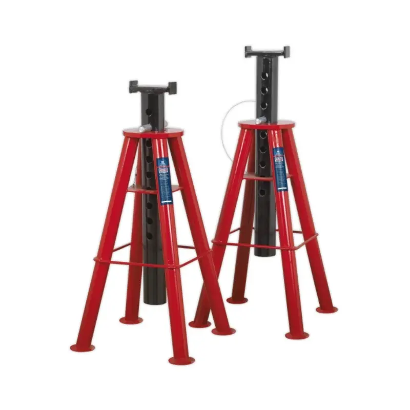 Sealey Axle Stands (Pair) 10 Tonne Capacity per Stand High Level