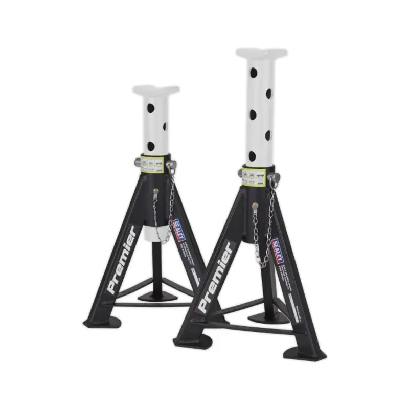Sealey Axle Stands (Pair) 6 Tonne Capacity per Stand - White