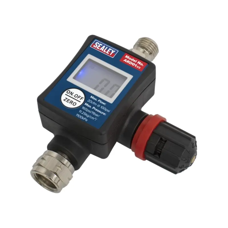 Sealey On-Gun Digital Pressure Regulator/Gauge