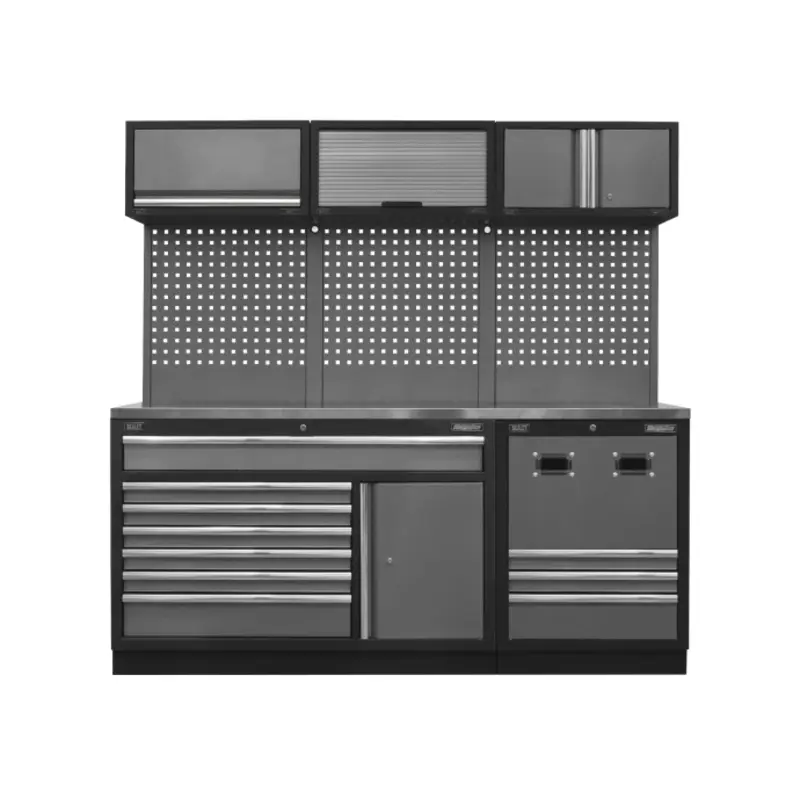 Sealey Modular Storage System Combo - Stainless Steel Worktop
