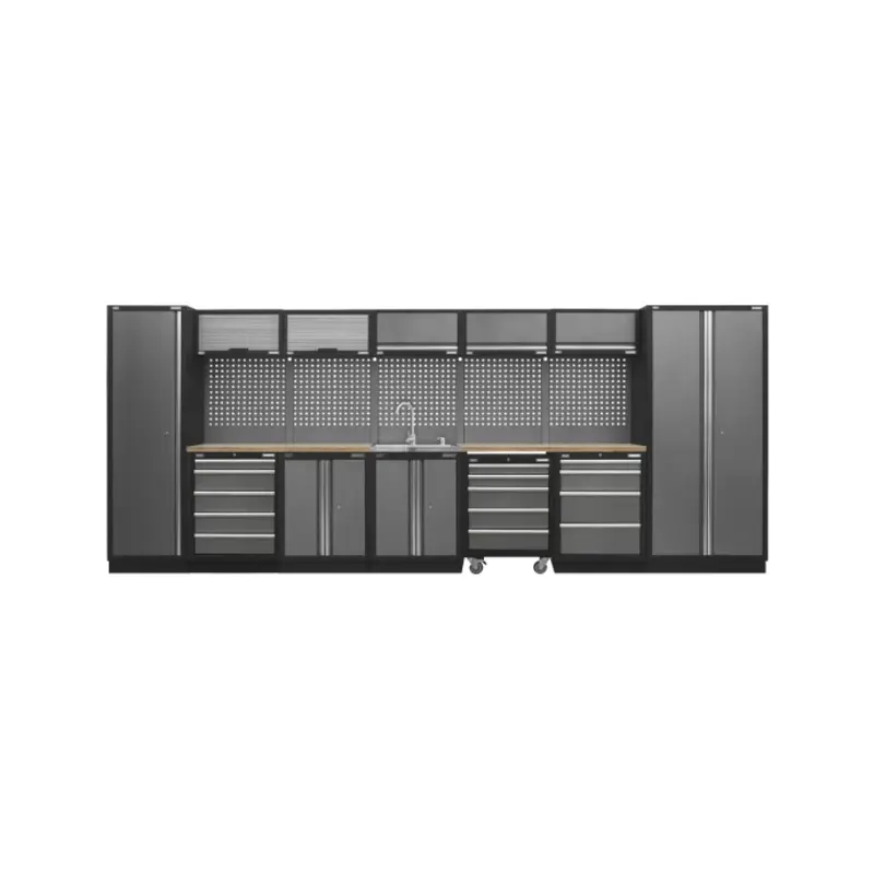 Sealey Superline Pro 4.9m Storage System - Pressed Wood Worktop