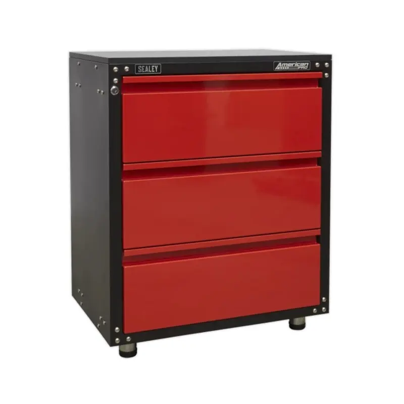Sealey Modular 3 Drawer Cabinet with Worktop 665mm
