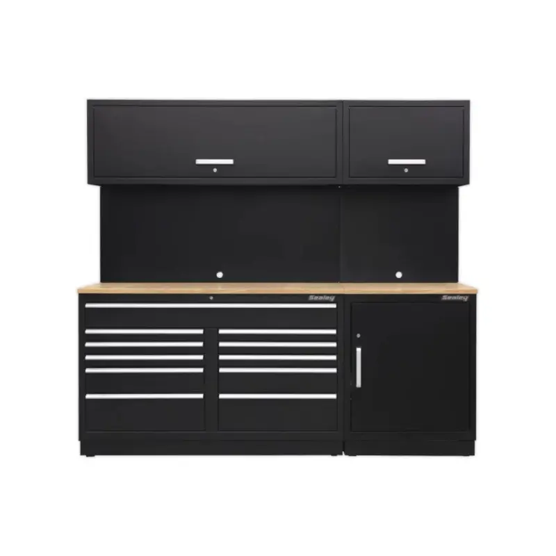 Sealey Premier 2.3m Storage System - Oak Worktop