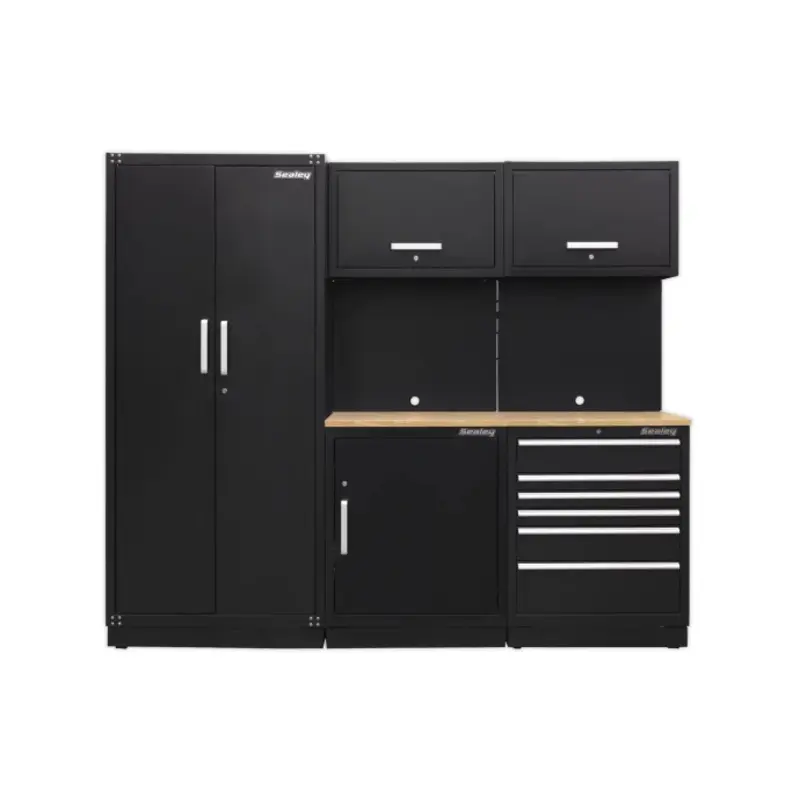 Sealey Premier 2.5m Storage System - Oak Worktop