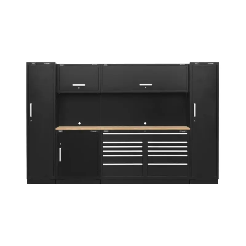 Sealey Premier 3.55m Storage System - Pressed Wood Worktop