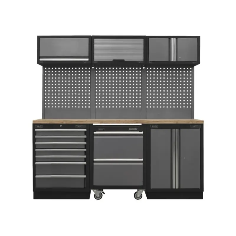 Sealey Superline PRO 2.04m Storage System - Pressed Wood Worktop