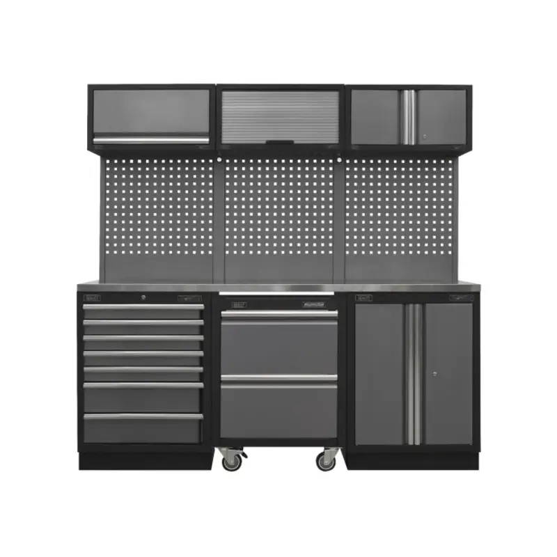 Sealey Superline PRO 2.04m Storage System - Stainless Steel Worktop