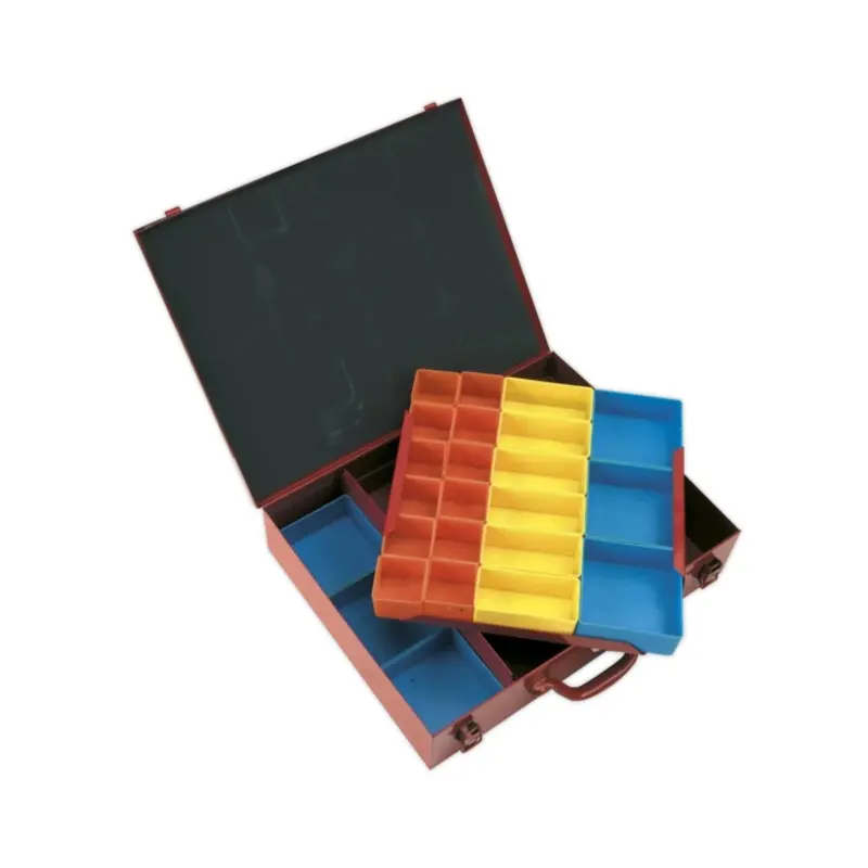 Sealey Metal Case 2-Layer with 27 Storage Bins