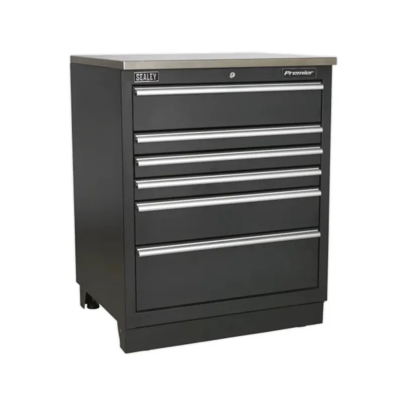 Sealey Modular Floor Cabinet 6 Drawer 775mm Heavy-Duty