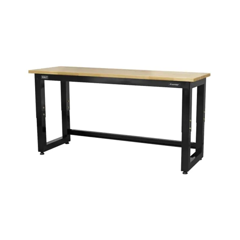 Sealey Steel Adjustable Workbench with Wooden Worktop 1830mm - Heavy-Duty