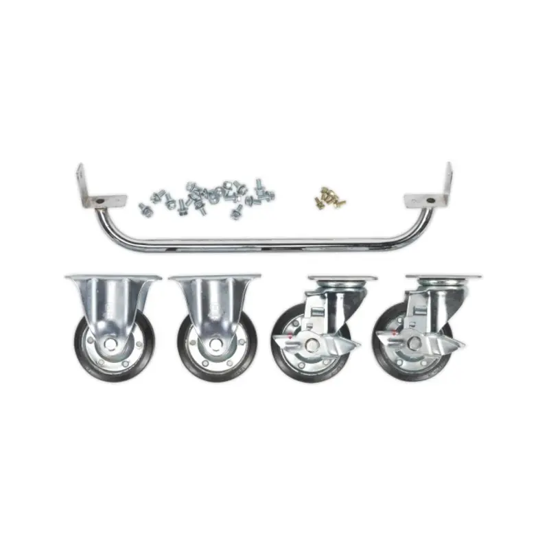 Sealey Industrial Handle & Wheel Kit for 565mm Cabinets