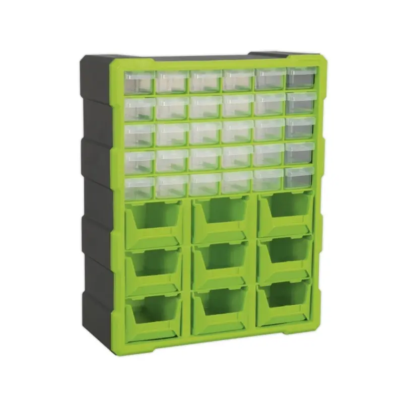 Sealey Cabinet Box 39 Drawer - Green/Black