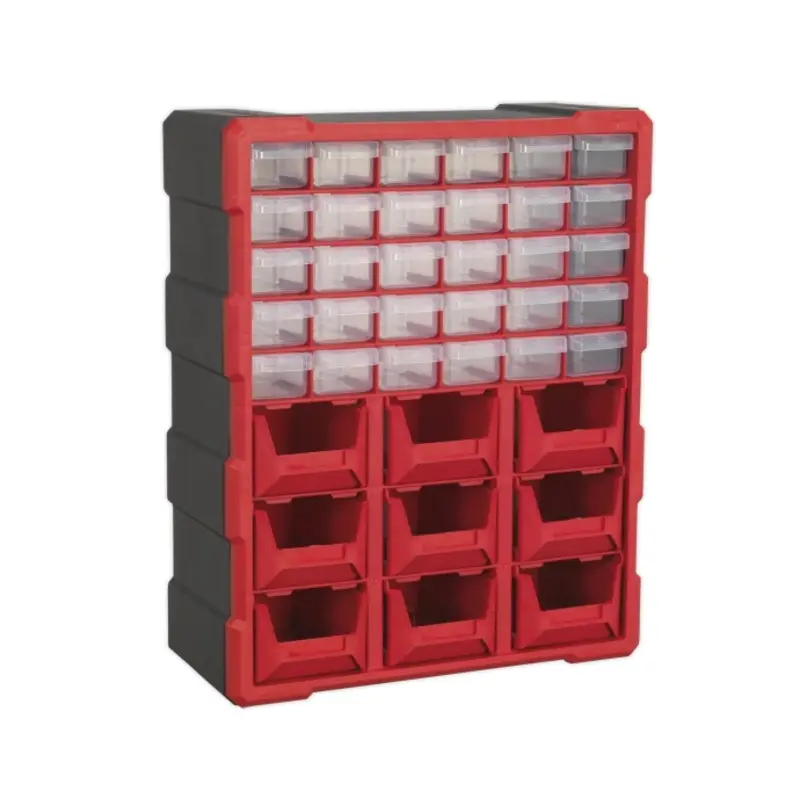 Sealey Cabinet Box 39 Drawer - Red/Black
