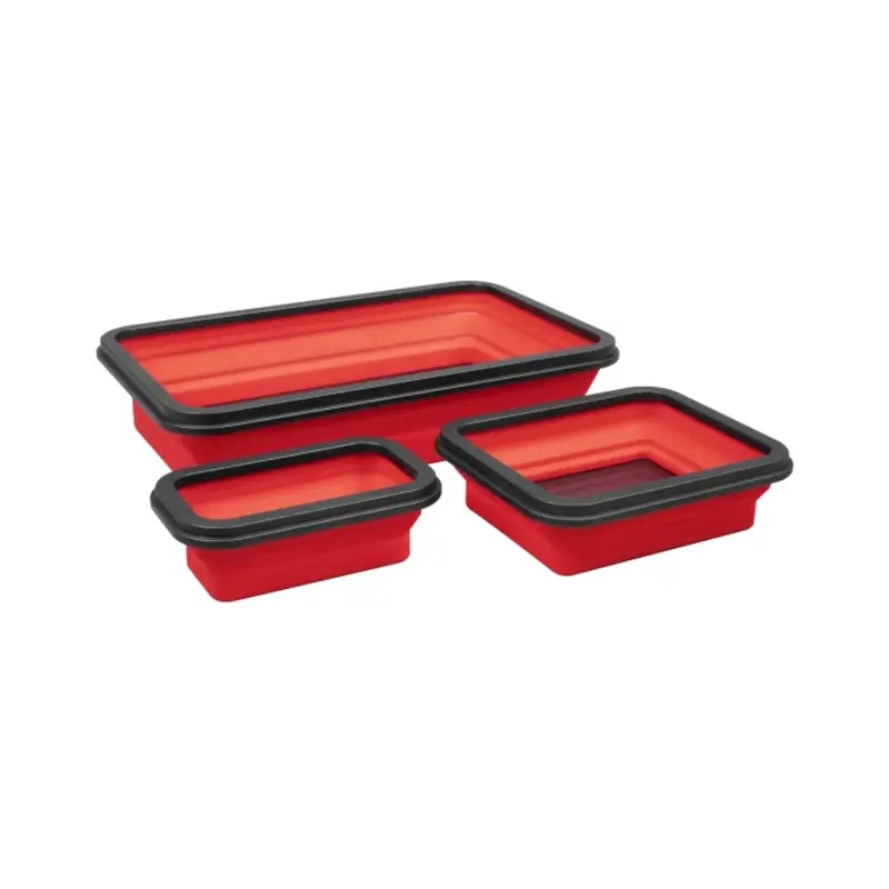Sealey Parts Tray Collapsible Magnetic - Set of 3