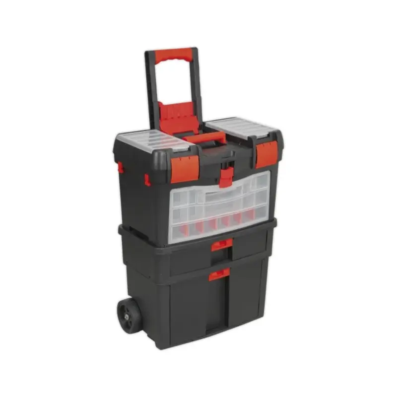 Sealey Mobile Toolbox with Tote Tray & Removable Assortment Box