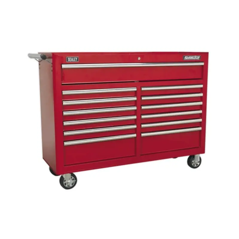 Sealey Rollcab 13 Drawer with Ball-Bearing Slides - Red