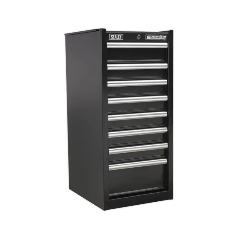 Sealey Hang-On Chest 8 Drawer with Ball-Bearing Slides - Black