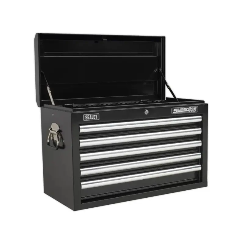 Sealey Topchest 5 Drawer with Ball-Bearing Slides - Black