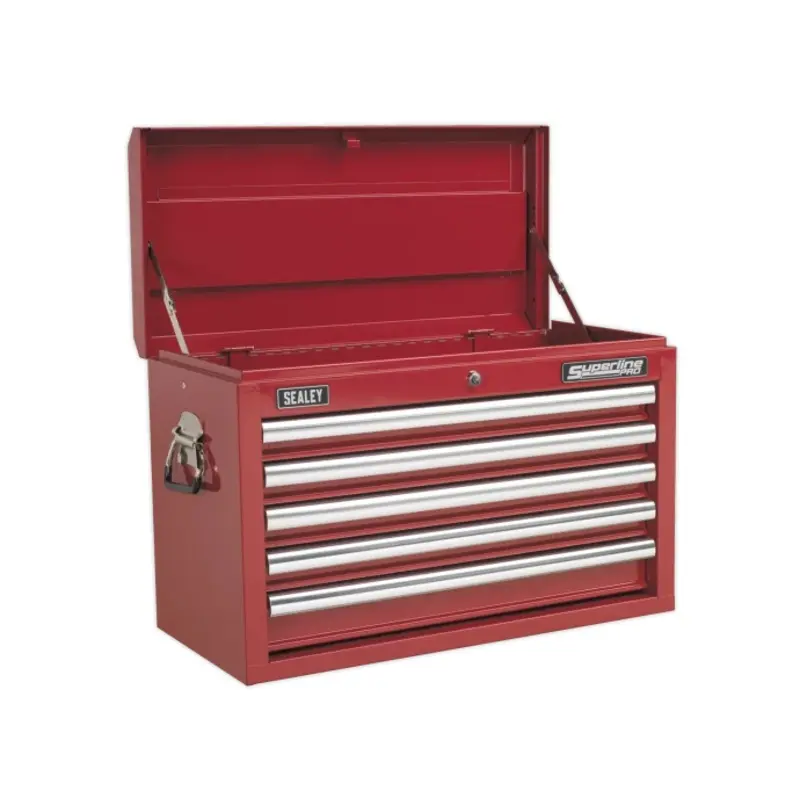 Sealey Topchest 5 Drawer with Ball-Bearing Slides - Red