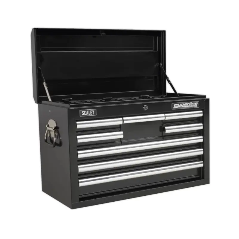 Sealey Topchest 8 Drawer with Ball-Bearing Slides - Black