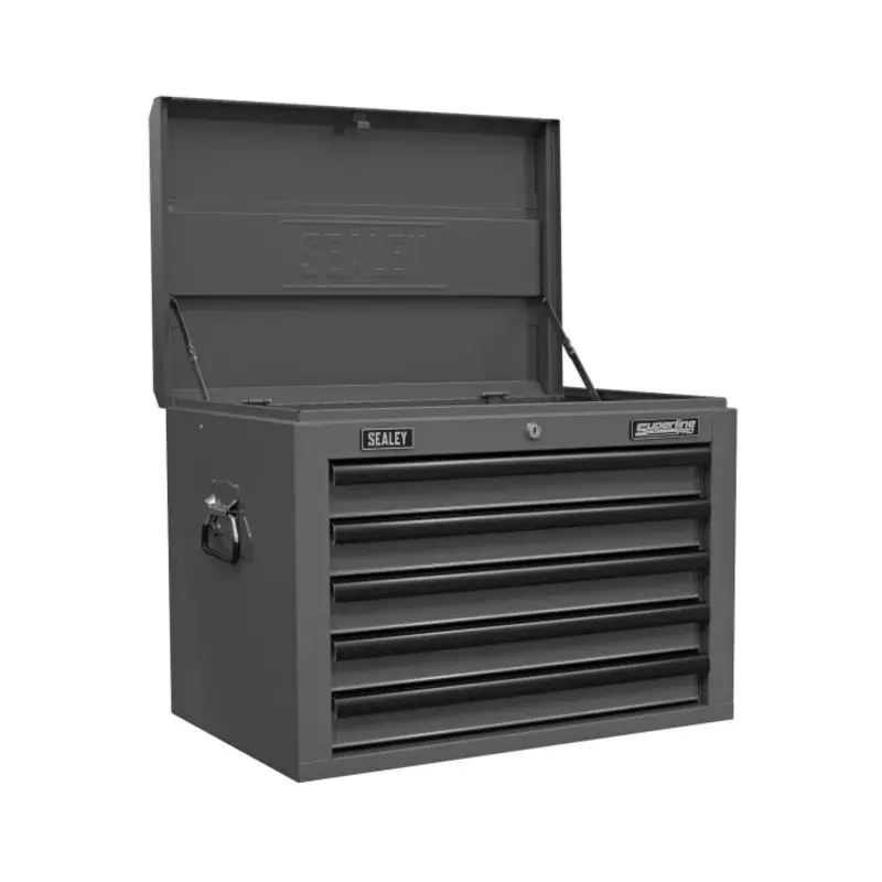 Sealey Topchest 5 Drawer with Ball-Bearing Slides - Grey/Black